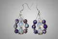 Imperial Jasper and Opalite Teardrop Earrings